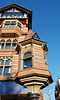 Detail of Queen's Chambers, Long Row, Nottingham