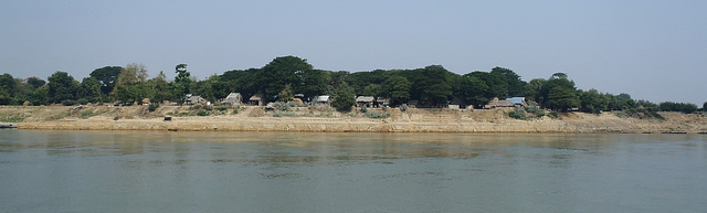 cruising down the Ayeyarwady