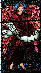 c19 morris glass at brampton church, cumbria