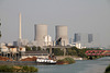 Blick auf die Silhouette des Kraftwerks Westfalen (Hamm-Uentrop) / 20.07.2022