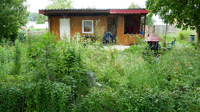 Anti-Garten-Schau auf der Internationalen Gartenschau 2013.