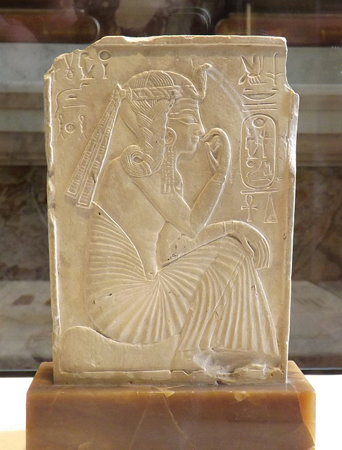 Relief with RamessesII as a Child in the Louvre, June 2013