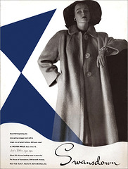 Swansdown Coat Ad, 1946