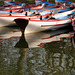 Les barques du lac du bois de Vincennes