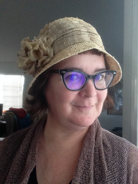 Thrifted Louise Green Hat