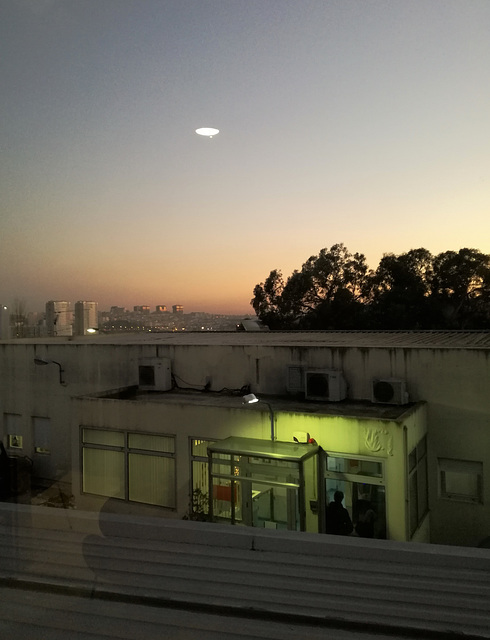 By nightfall an UFO floats over Lisbon