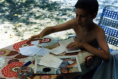 Als es noch keine Sms und Whatsapp gab war das Kartenschreiben noch ein muss. Camping Del Forte in Marina di Bibbona Italien 1999