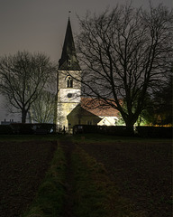 Jan 15: Datchworth church at night