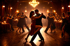 TANGO IS THE PLACE WHERE DESIRE CHALLENGES DARKNESS