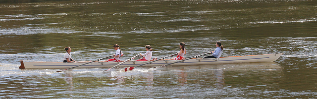 Entrainement sur la Dordogne