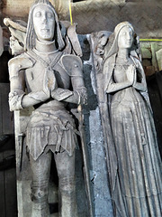 radbourne church, derbs;   late c15 de la pole tomb
