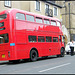 back end of a wedding bus