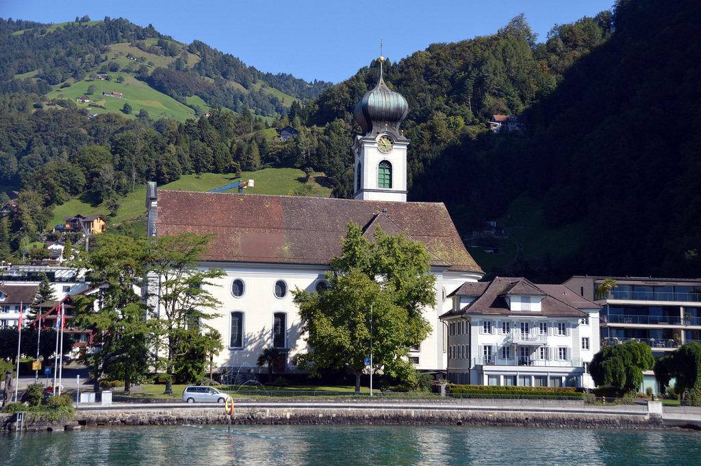 Karth. Kirche St. Marzellus in Gersau Karth. Kirche St. Marzellus in Gersau
