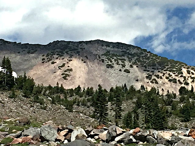 Mount Shasta Under the cloud