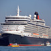 Ihre Majestät Queen Elizabeth im Hafen von Venedig