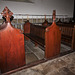 Pews in South Aisle, St Mary's Church, Grendon, Warwickshire