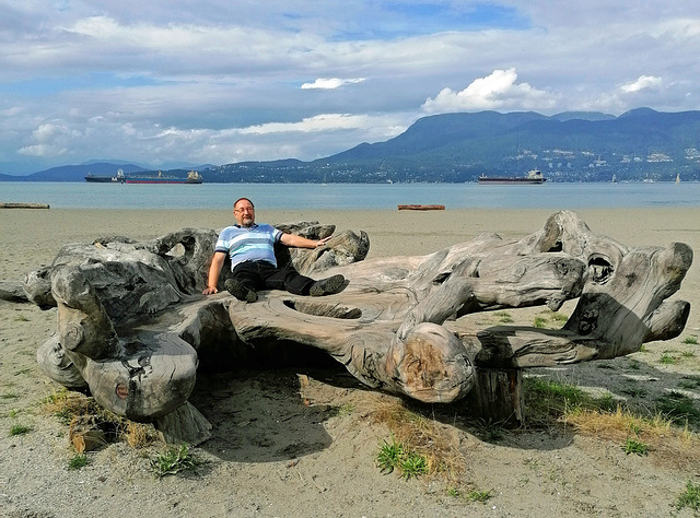 Die "Bank" am Wreck-Beach