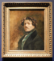 Self-Portrait in a Green Vest by Delacroix in the Metropolitan Museum of Art, January 2019