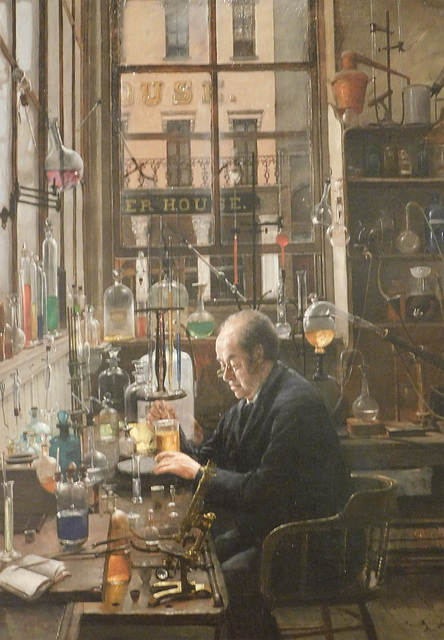 In the Laboratory by Henry Alexander Detail MetMuseum Feb 2020