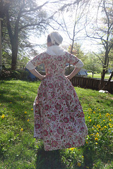 Back of my 18th century dress