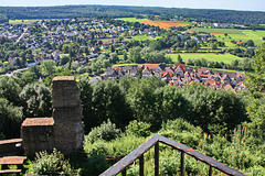Helmarshausen, Blick von der Krukenburg