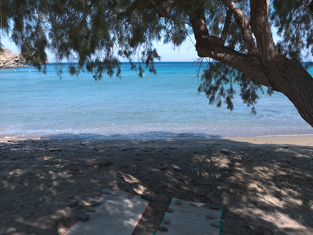 straw mats casuarina and swimmers