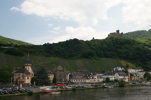 View Over Bernkastel And Burg Landshut