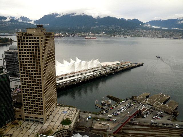 Canada Place, Burrard Inlet, Seabus Terminal and Waterfront Station