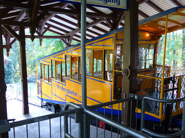 Der Zaun bei der Nerobergbahn Wiesbaden