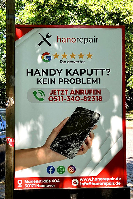 Kaputtes Handy zum Anrufen gesucht!