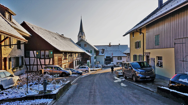 Die Heimkehr vom Sonntags-Spaziergang