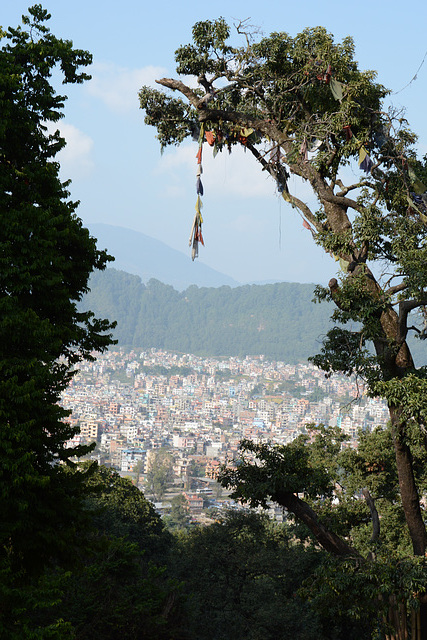 Kathmandu from Swayambhu Hill