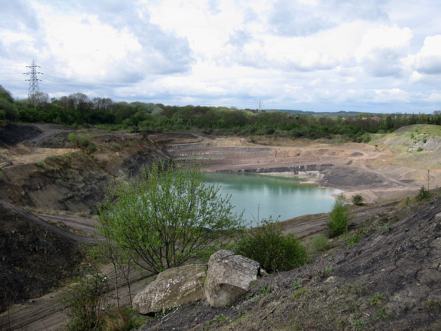 Oak Farm Quarry, the Blue Lagoon