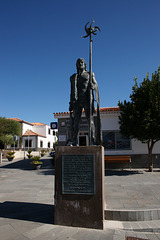 Guanche Statue In Santiago Del Teide