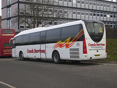 Coach Services of Thetford YN08 UAK in Bury St Edmunds - 3 Mar 2010 (DSCN3839)