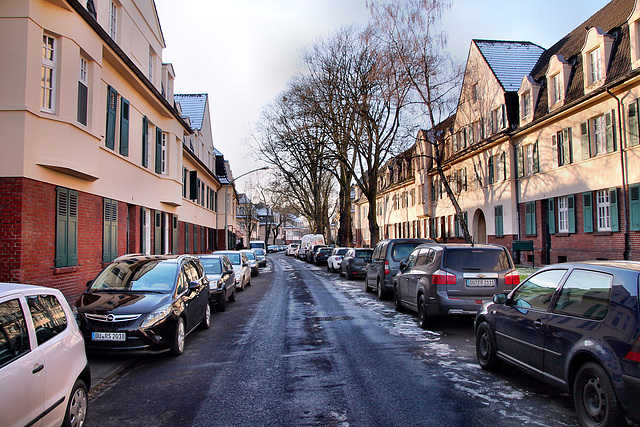 Förkelstraße (Siedlung Hüttenheim, Duisburg) / 20.01.2024