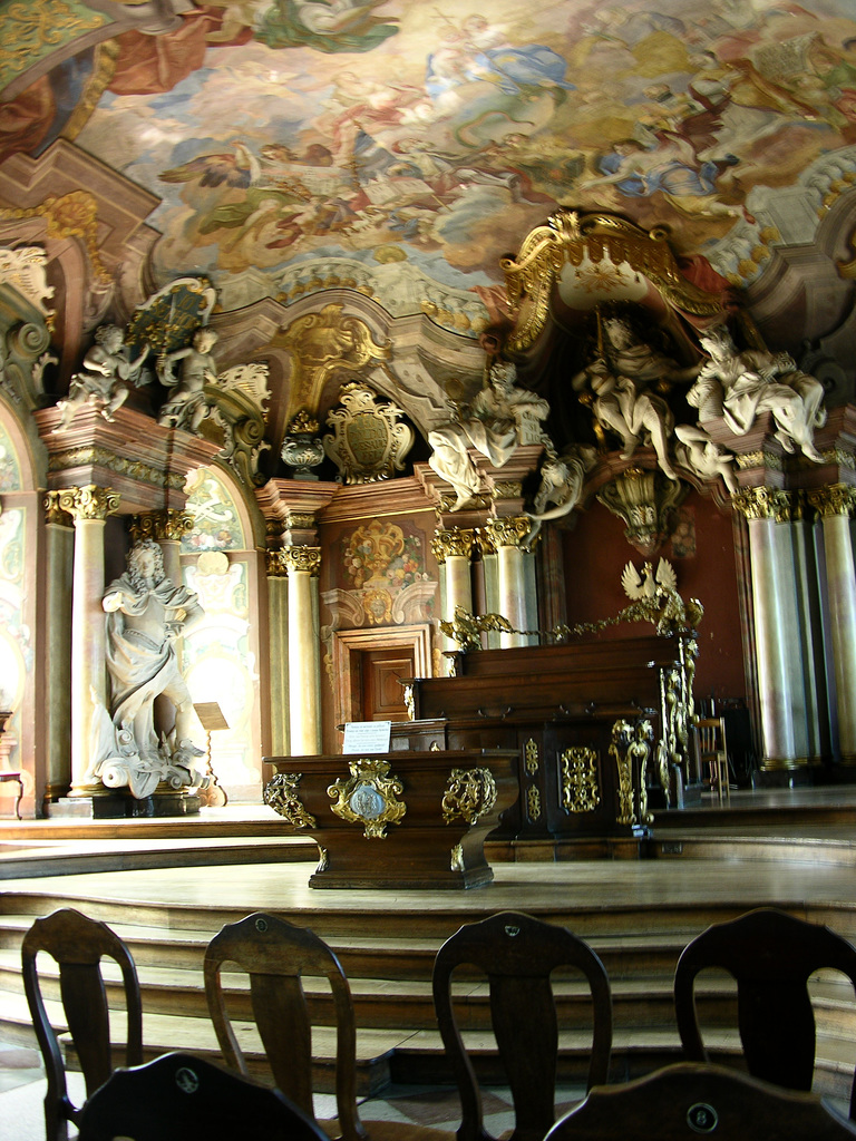 Aula Leopoldynska im Museum der Universität Breslau