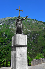 Don Pelayo en Covadonga