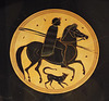 Detail of a Black-Figure Kylix Attributed to the Virginia Painter in the Virginia Museum of Fine Arts, June 2018