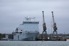 RFA Mounts Bay at Marchwood - 9 May 2021