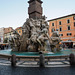 La Fontana dei (quattro) Fiumi, Piazza Navona, Roma.