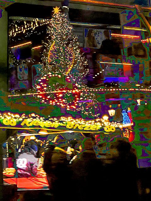 Weihnachtsmarkt im Vorbeifahren