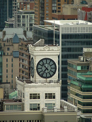 Clock on Vancouver Block Building