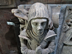 radbourne church, derbs;  late c15 de la pole tomb