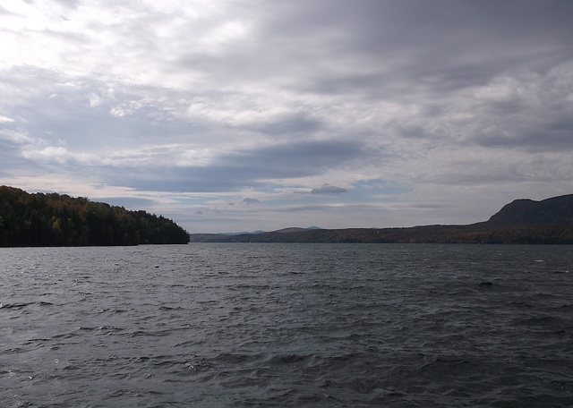 Dark noon time from the wharf