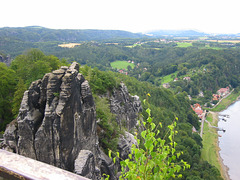 Blick von der Bastei Richtung Niederrathen