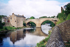 Bridge over the River Tees at Barnard Castle (Scan from 1989)