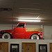# 3)  a little red truck, its real, made by hand for the display....not sure about a motor, we didn't ask.