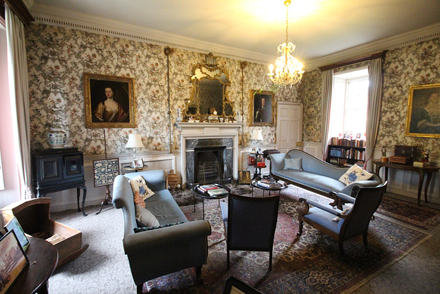 Drawing Room, Traquir House, Borders, Scotland