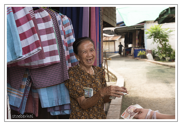 Merchant in Ban Xang Hai / Laos